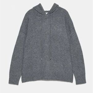 Zara knitted hoodie